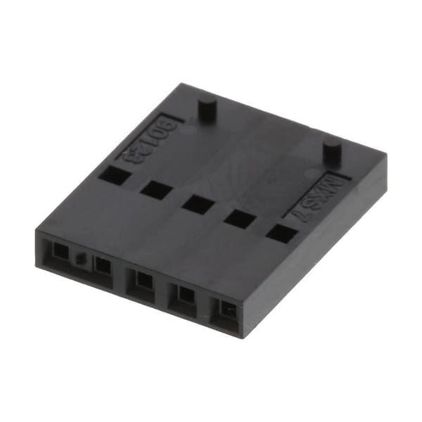 Molex Board Connector, 5 Contact(S), 1 Row(S), Female, 0.1 Inch Pitch, Crimp Terminal, Locking, Black 901230105 - main